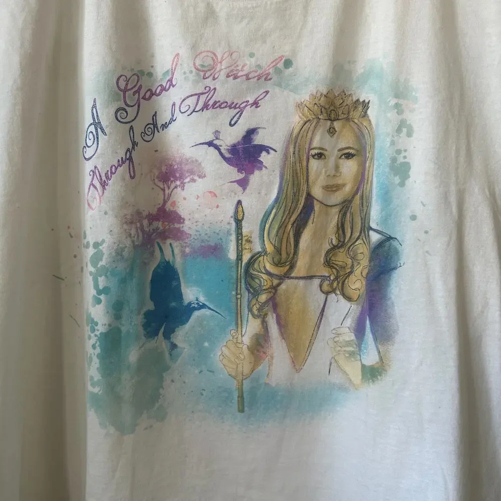 Disney Plus Size XL Good Witch T-Shirt Glinda Wizard of Oz - Picture 2 of 4
